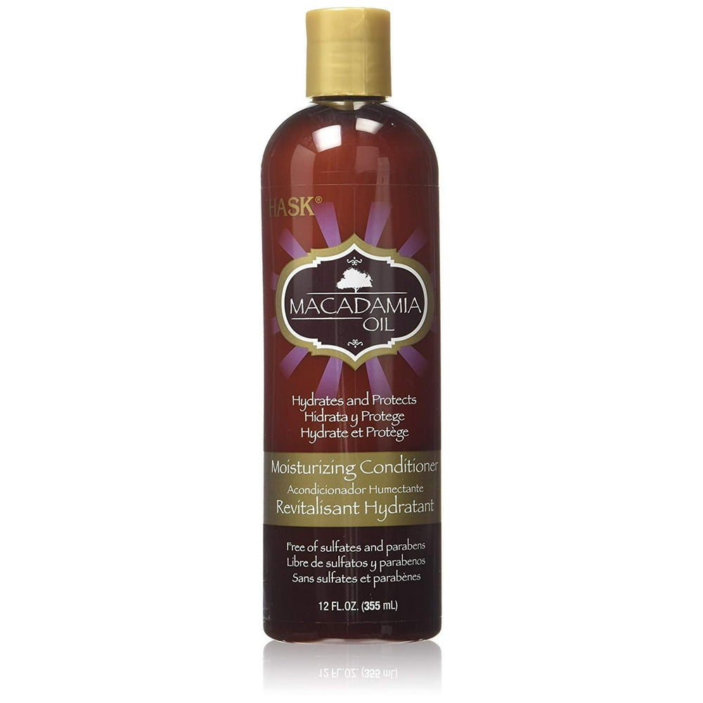 Hask Macadamia Oil Moisturizing Conditioner, 12 Ounce - Walmart.com ...