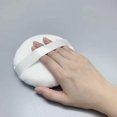thumbnail image 2 of HLONK Powder Puff  5.1Inch Large Loose Powder Puff for Body Powder  Ultra Soft Washable Velour Fluffy Body Powder Puffs with Ribbon  White, 2 of 4