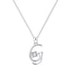 thumbnail image 1 of 26 Initial Alphabet Shape Rhinestone Collar para Mujeres Collares para Mujeres A Z 26 Alphabet Initial Silver Collares para Mujeres Niñas, 1 of 4