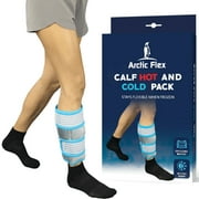Vive Arctic Flex Calf & Shin Ice Pack Wrap for Injuries Reusable - Cold Therapy Gel - Large Hot & Cool Support Brace for Sciatica, Shin Splints, Torn Calf Muscles