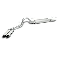 Cat-Back Dual Sport Exhaust System, Stainless Fits select: 2021 ,2023 FORD F150 SUPER CAB