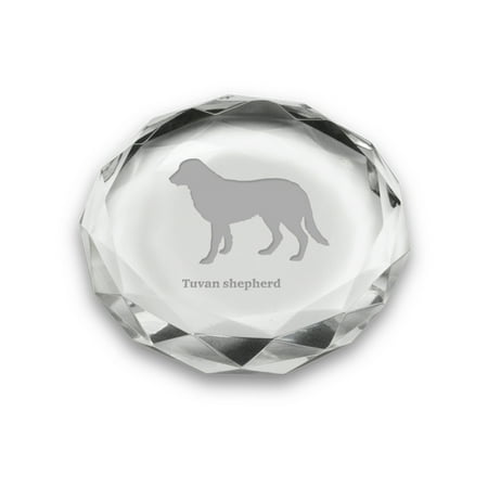 Tuvan Shepherd Deep Etched Paperweight