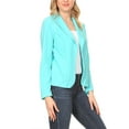 thumbnail image 2 of Women's Casual Long Sleeves Office Workwear Solid Blazer Jacket, 2 of 5