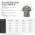 thumbnail image 5 of Goofa Fruit Ice Cream Printed Men's Casual Short-sleeved Shirt,Lightweight Breathable Button-down,Summer Casual men's top,Versatile Fashion shirt-4X-Large, 5 of 7