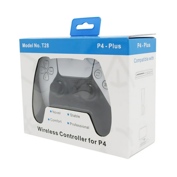 T28 para PS4 Controlador de juego inalámbrico de 6 ejes de doble vibración compatible con Bluetooth