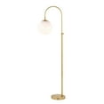 thumbnail image 2 of SAFAVIEH Hamil 62 in. Mid-Century Floor Lamp, Brass Gold, 2 of 6