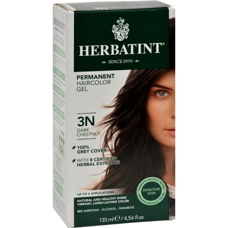 Bioforce Herbatint  Permanent Herbal Haircolor Gel, 1 (Best Herbal Mehndi For Hair)