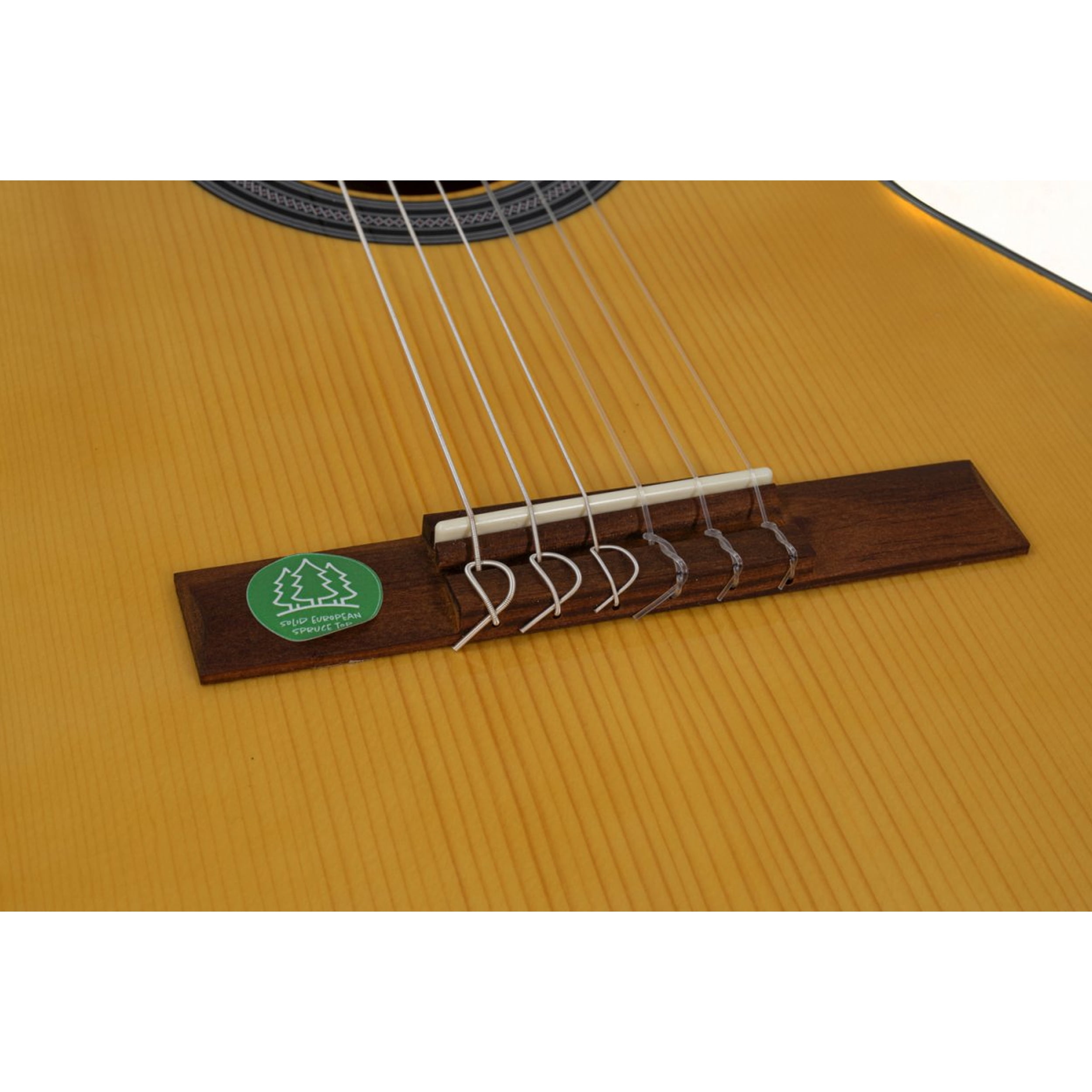 GEWA Student 7/8-Size Solid Top Classical Guitar  Natural Spruce