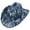 Dark Blue, variant on Fashion Flat Top Sequin Cowboy Hat For Outdoor Travel And Street Style Dress Wear