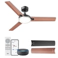 thumbnail image 1 of Ventilador de techo Dreo Smart con luces, 132 cm, negro, 12 velocidades, 1 of 9