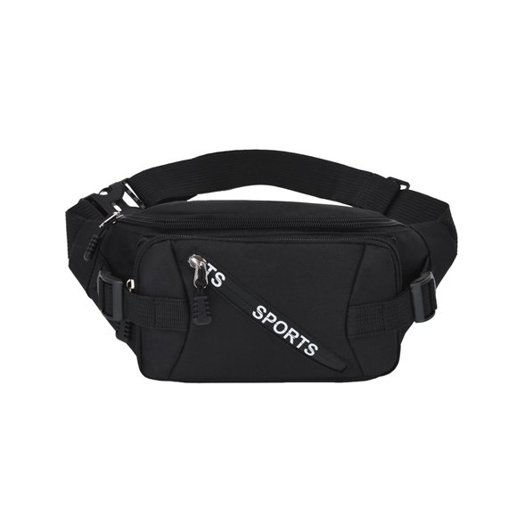 Sac Banane pour Hommes et Femmes, Sac Banane Bandoulière avec 3 Poches Zippées, Facile à Transporter sur n'Importe Quel Téléphone, Sacs Banane à la Mode avec Sangle Réglable pour Voyager, Randonnée, Cyclisme, Course