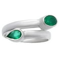 thumbnail image 3 of Natural Green Onyx 925 Sterling Silver Ring s.7 Jewelry DGR1128_C_7 R-1190, 3 of 7
