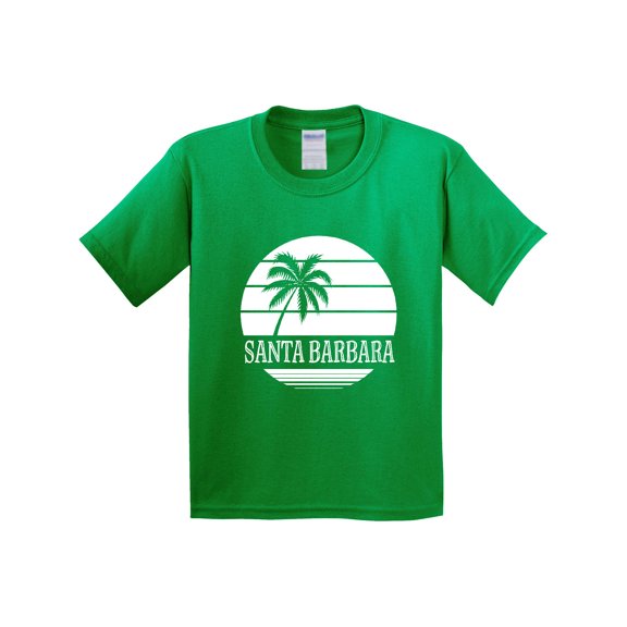 Inktastic Santa Barbara California Palm Tree Youth T-Shirt