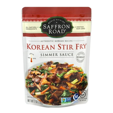 Saffron Road Korean Stir Fry Simmer Sauce, 7.0 OZ - Walmart.com