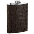 thumbnail image 1 of Visol Spike Handcrafted Leather 8oz Stainless Steel Flask, 1 of 1