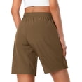 thumbnail image 3 of Rosvigor Womens Hiking Cargo Shorts Quick Dry Athletic Shorts for Women Golf Casual Summer Shorts with Pockets, 3 of 7