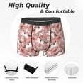thumbnail image 2 of Men's Boxer Briefs, Cartoon Cute Horse Rose Daisy Soft Comfy Mens Underwear Boxer Briefs Breathable With Widen Waist, 2 of 7