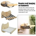 thumbnail image 3 of Cat Hammock Wall Mounted Cat Shelves, Cat Wall Shelf Bed Cat Perches B3 New G5K7, 3 of 5