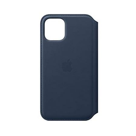 Apple Leather Folio (for iPhone 11 Pro) - Deep Sea Blue