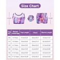 thumbnail image 6 of 2PCS Gymnastics Leotards for Girls, Hollow Back Design Sparkly Dance Biketards with Shorts Ballet Tumbling Outfit for Girl 5-10 Years, 6 of 12