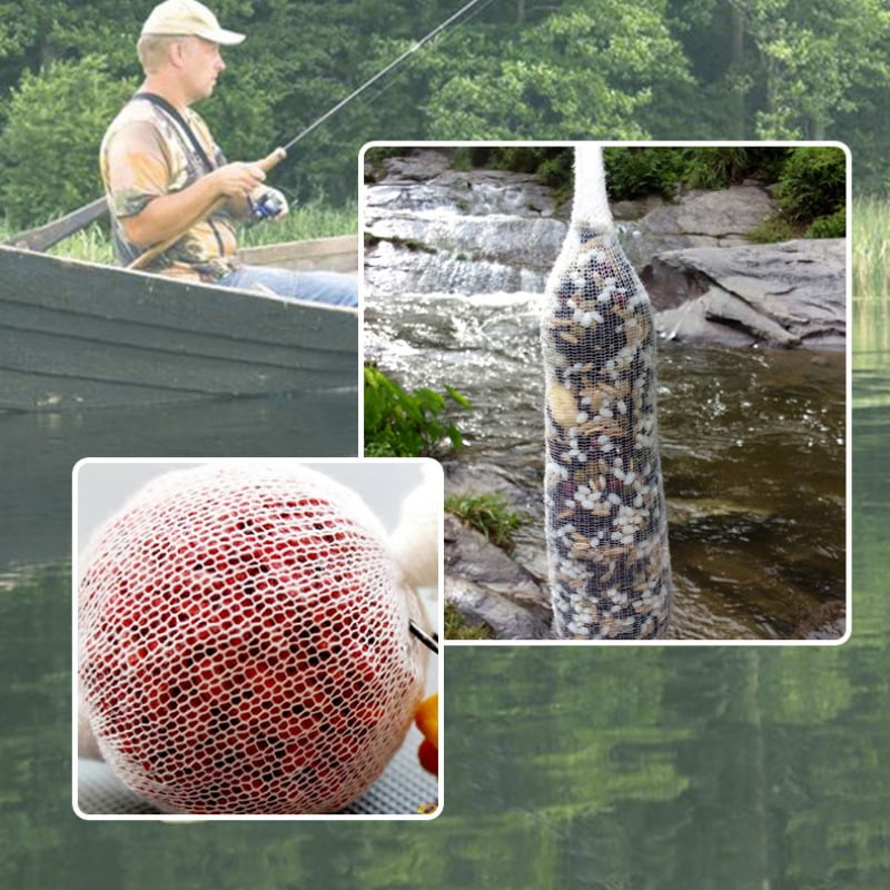 PVA 5m Narrow Mesh Fishing Refill Stocking Bait Bag Protect Fish Net Organizer 
