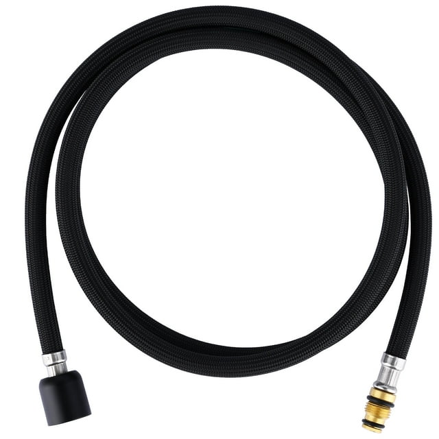 Pull-Down Kitchen Faucet Replacement Hose with Matte Black Finish Head - LIVINGbasics®