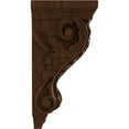 thumbnail image 3 of Ekena Millwork 5"W x 7"D x 14"H Large Acanthus Wood Corbel, Mahogany, 3 of 4