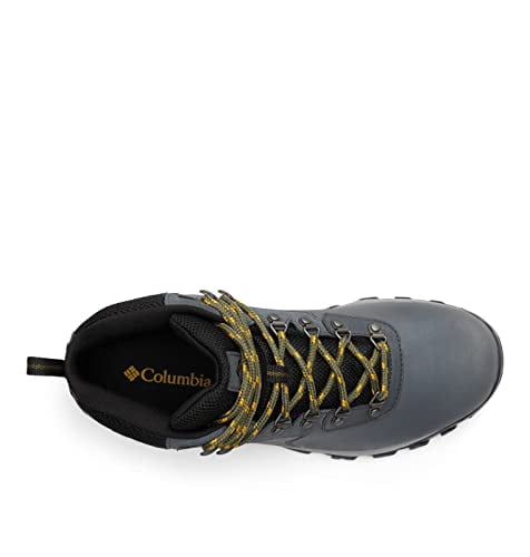 Columbia Men's Newton Ridge Plus II Waterproof Hiking Boot Shoe, Graphite/Black, 16