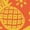 Orange, variant on Women's Pineapple - Spiky But Sweet T-Shirt Orange, Cotton, M