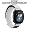 thumbnail image 3 of Versa 4/3/Sense 2 Stretch Woven Nylon Smartwatch Band, Breathable & Durable, Easy To Install, Suitable For Men And Women, 3 of 8