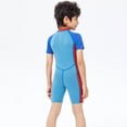 thumbnail image 4 of Naiovety Trajes de neopreno de 2,5 MM, trajes de baño a prueba de frío, ultrafinos para niños y niñas, a prueba de medusas de playa, a la moda para Deportes acuáticos azul claro XL Naiovety OD003652-04, 4 of 6