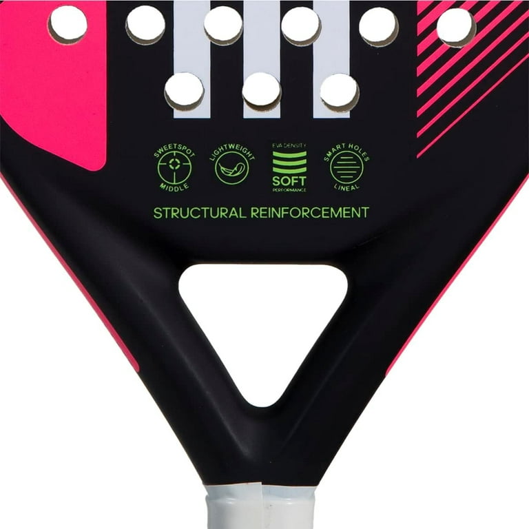alabanza ira Corredor Adidas Match Light 3.2 Padel Paddle - Pink/Lime - Walmart.com