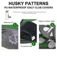 thumbnail image 2 of Fundas para palos de Golf, bonitos accesorios deportivos para mascotas Husky de animales, Protector de cabezas de Golf de PU en bolsas, paquete para adultos, entrenadores deportivos Inevent OD003544-00, 2 of 7
