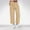 103#Khaki, variant on Women's Casual Solid Elastic Waist Pocket High Waist Strap Home Pants