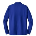 thumbnail image 6 of Sport-Tek ST657 Mens Long Sleeve Micropique Sport-Wick Polo T-Shirt, True Royal - Small, 6 of 6