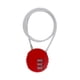 thumbnail image 4 of 5 piezas de 3 dígitos de combinación de candado de alambre para cochecito, candado impermeable, candados de cable, candado de casillero ligero, candado de puerta flexible para equipaje escolar, 4 of 5