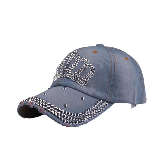 Minnieouse Sombrero para el sol con purpurina, gorra brillante y transpirable para deportes al aire libre y viajes, gorra de béisbol vaquera para Sombreros Mezclilla nº 2