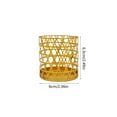 thumbnail image 3 of PuSpu Valentine's Day Decoration Gold Geometric Openwork Iron Candlestick Originality Scented Candlestick Home Decor Ornament, 3 of 6