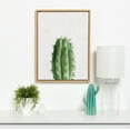 thumbnail image 5 of Kate and Laurel Sylvie Color Photo of Cactus Vertical Framed Canvas Wall Art, 18x24 Natural, 5 of 5