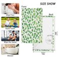 thumbnail image 6 of Yayeee 2 Pack Hand Towels for Bathroom 100% Cotton 16" x 28" Soft Absorbent Kitchen Towel, Green Dot Triangles Pattern, 6 of 7