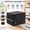 Black, variant on Fireproof File Cabinet with Lock, Fireproof Document Organizer, Collapsible File Box with Handle for Letter and Legal Folders, Certifications Storage