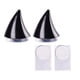 thumbnail image 2 of Adhesivo decorativo para casco de motocicleta, de cuerno de , de instalar, para casco de , casco de esquí, casco Cuerno Negro Sunnimix Sombrero Pegatina, 2 of 8