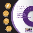 thumbnail image 4 of CoverGuard CGM Overpatch | Dexcom G7, Stelo | Purple Center-cut Design| 25-Count | Waterproof Adhesive | Anti-Fray | Easy Application & Removal | Sensor Protection, 4 of 12