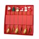 thumbnail image 1 of Juego de cucharas navideñas de acero inoxidable con tema de árbol, Papá Noel y estrella. Cucharas para remover café. Utensilios de cocina festivos con caja de regalo, 1 of 7