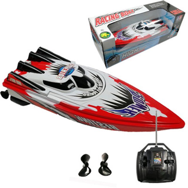 Good gift Radio Remote Control Twin Motor High Speed Boat Rc Racing Children Outdoor Racing Boat R/C Boat Speed Boat