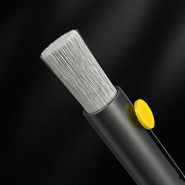 Car Dust Brush Interior Car Detailing Brush Tire Cleaner and Window Breaker 3-in-1 Multifunctional Soft Bristle Scratch Free Car Detailing Brush Automotive Dusting Brush Car Interior Cleanin
