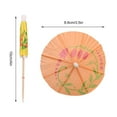 144 PCS Drink Umbrellas Cocktail Picks For Drinks Mini Paper Toothpicks