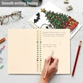 thumbnail image 4 of FORMRS 1-Subject Spiral Notebook 8" x 5" College Ruled 60 Refillable Sheet A5 Hard Cover, 2 Pack, Green Cute Halloween Trees, 4 of 7