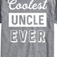 thumbnail image 3 of Instant Message - Coolest Uncle Ever - Men's Short Sleeve Graphic T-Shirt, 3 of 6