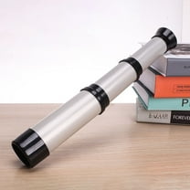 LEORX 2 Pcs Handheld Telescope Kids Silver ABS Telescope for Bird Watching